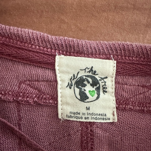 We The Free Free People Oversized Thin Sweatshirt Relaxed Fit - Picture 3 of 3